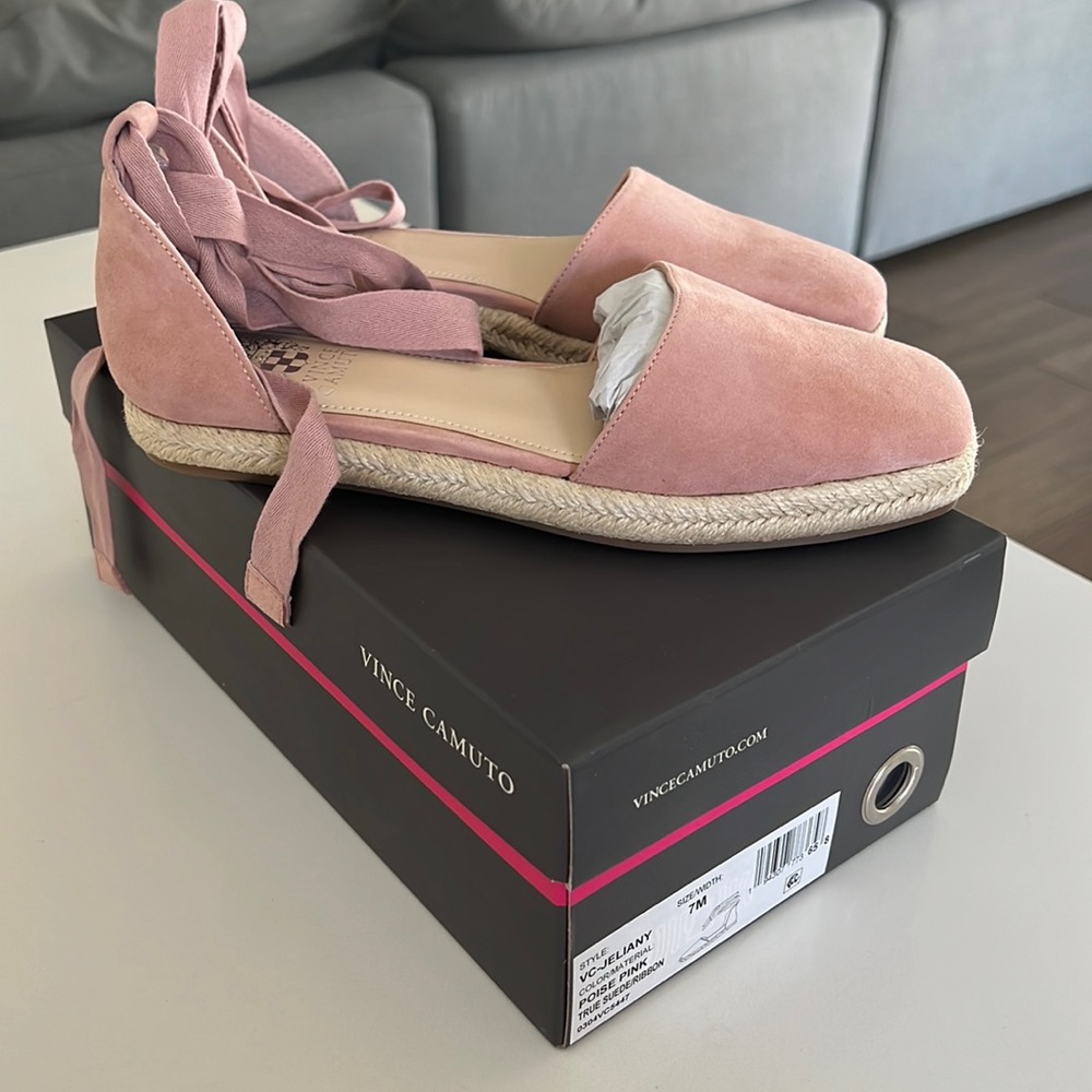 new pink vince camuto espadrilles - Picture 1 of 2